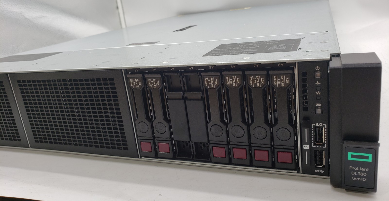 HP PROLIANT DL380 GEN10 (2)XEON GOLD 5115|RAM(2x64GB)(2x16GB)| 2x1TB & 3x2TB HDD