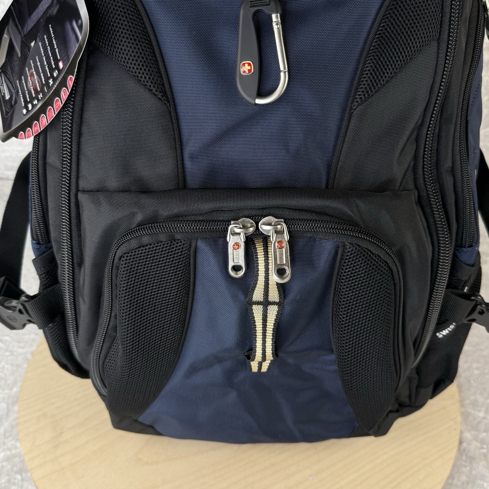 SwissGear ScanSmart 19″ Backpack – TSA 17″ Laptop – Blue & Black – New