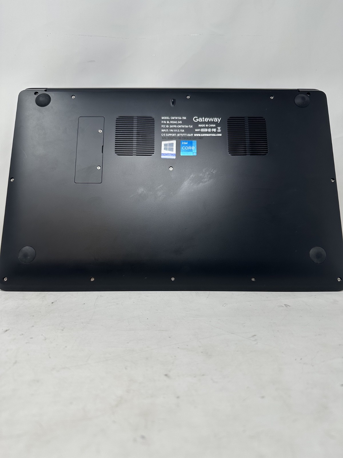 Gateway GWTN156-7BK (256GB SSD, Intel Core i3, 8GB RAM) (#156) CHARGING ISSUES.