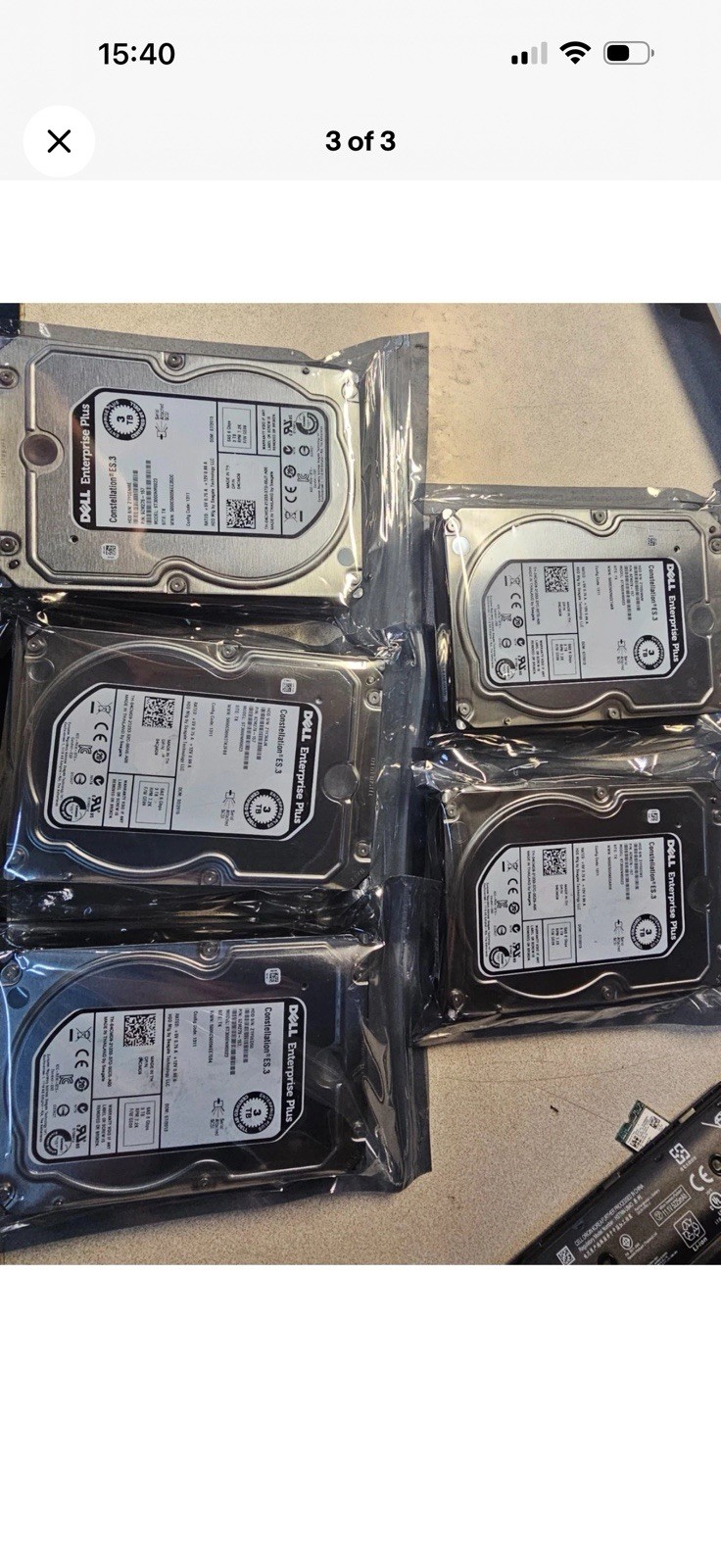 Dell Constellation ES.3 3TB SAS 6Gbps 3.5″ 7200RPM 128MB ST3000NM0023