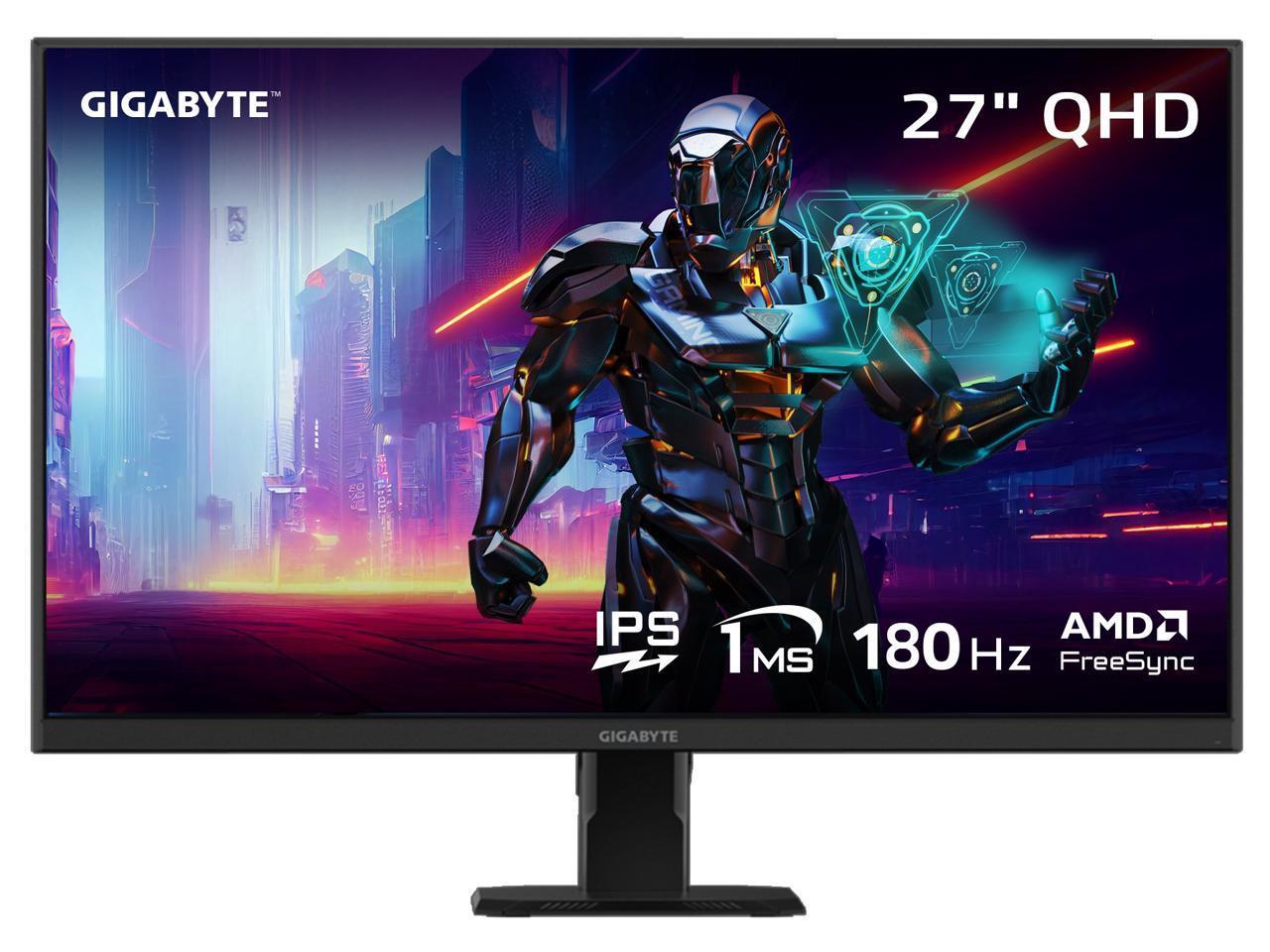 GIGABYTE – GS27QA SA – 27″ IPS Gaming Monitor – QHD 2560×1440 – 180Hz – 1ms MPRT