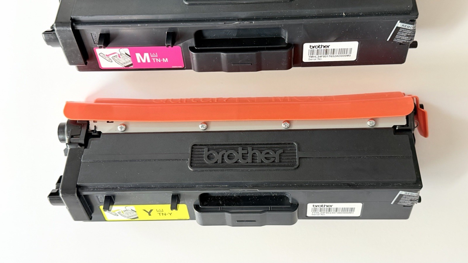 Genuine Brother OEM Color Toner Cartridges CMY, Lot of 3, Untested