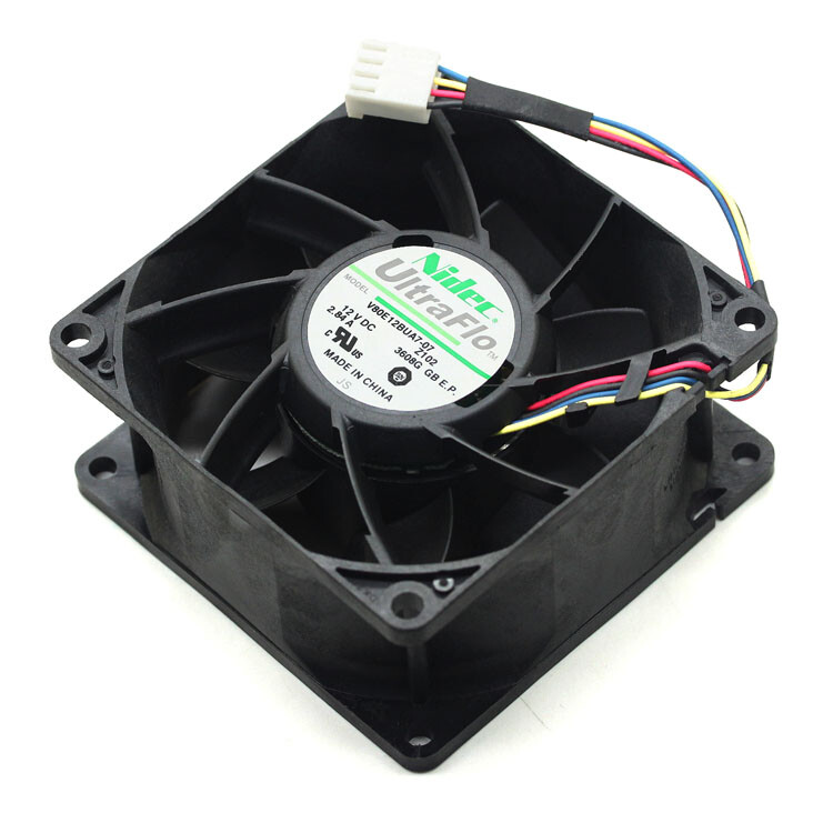 Nidec V80E12BUA7-07 12V 2.84A 8038 large air volume switch server Inverter fan