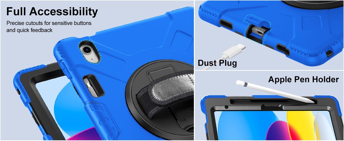Heavy Duty Shockproof Case For iPad 10th Gen 10.9 in / 11th Gen 2025 (A16) 11 in