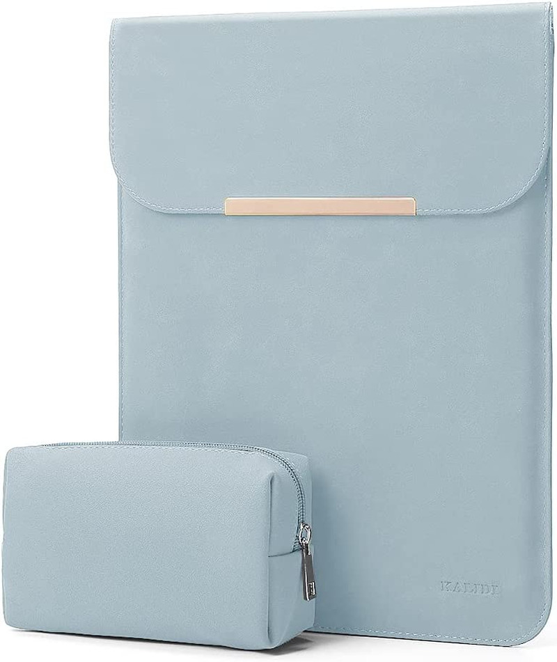 13.3-14 Inch Laptop Sleeve Case Faux Suede Leather for 13.3 13.5 13.6 14 Inches