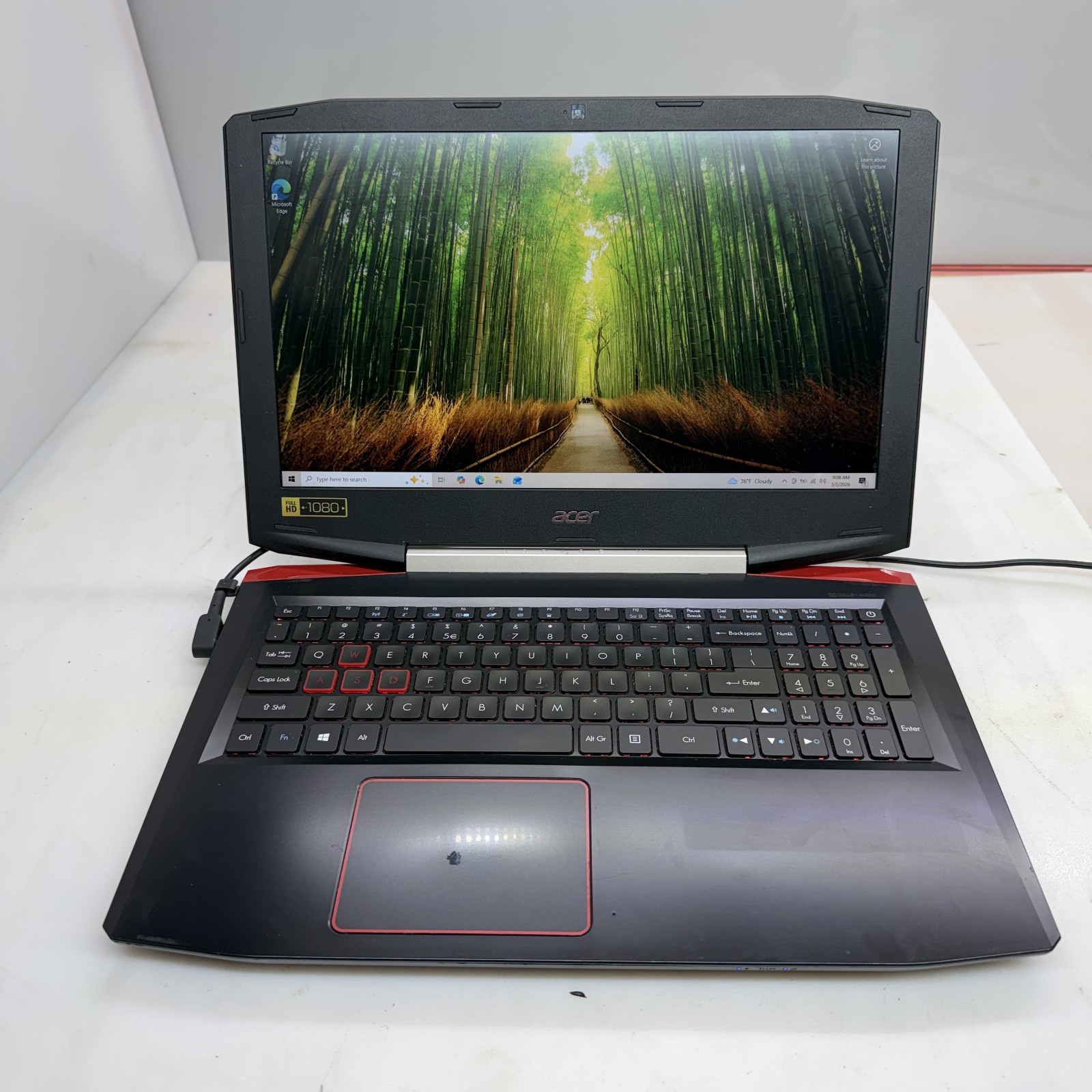 ACER ASPIRE VX5-591G-5652 i5-7300HQ@2.50GHz 8GB RAM 512GB M2 SATA GTX 1050 W10H