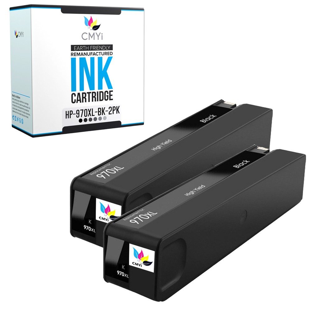 Black Color Ink Cartridges Lot for HP 970XL 971XL for OfficeJet Pro