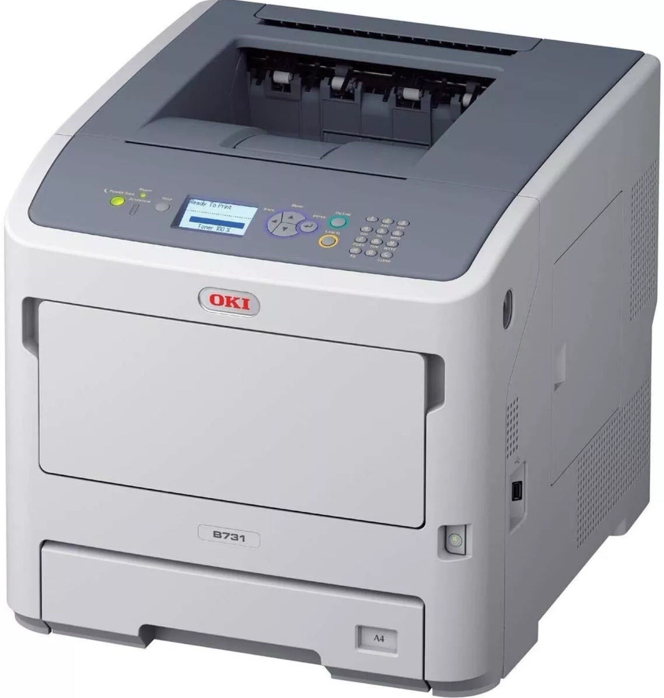 NEW OKI B721dn / B731dn Monochrome Laser Printer 1200 x 1200 dpi 55 PPM Duplex