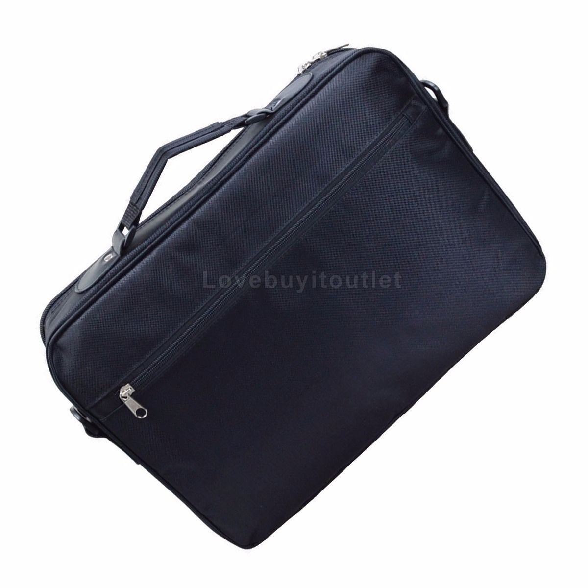 Black 15.6″ 17.3″ 18″ 18.4″ Laptop Notebook Quality Carrying Briefcase Bag Case