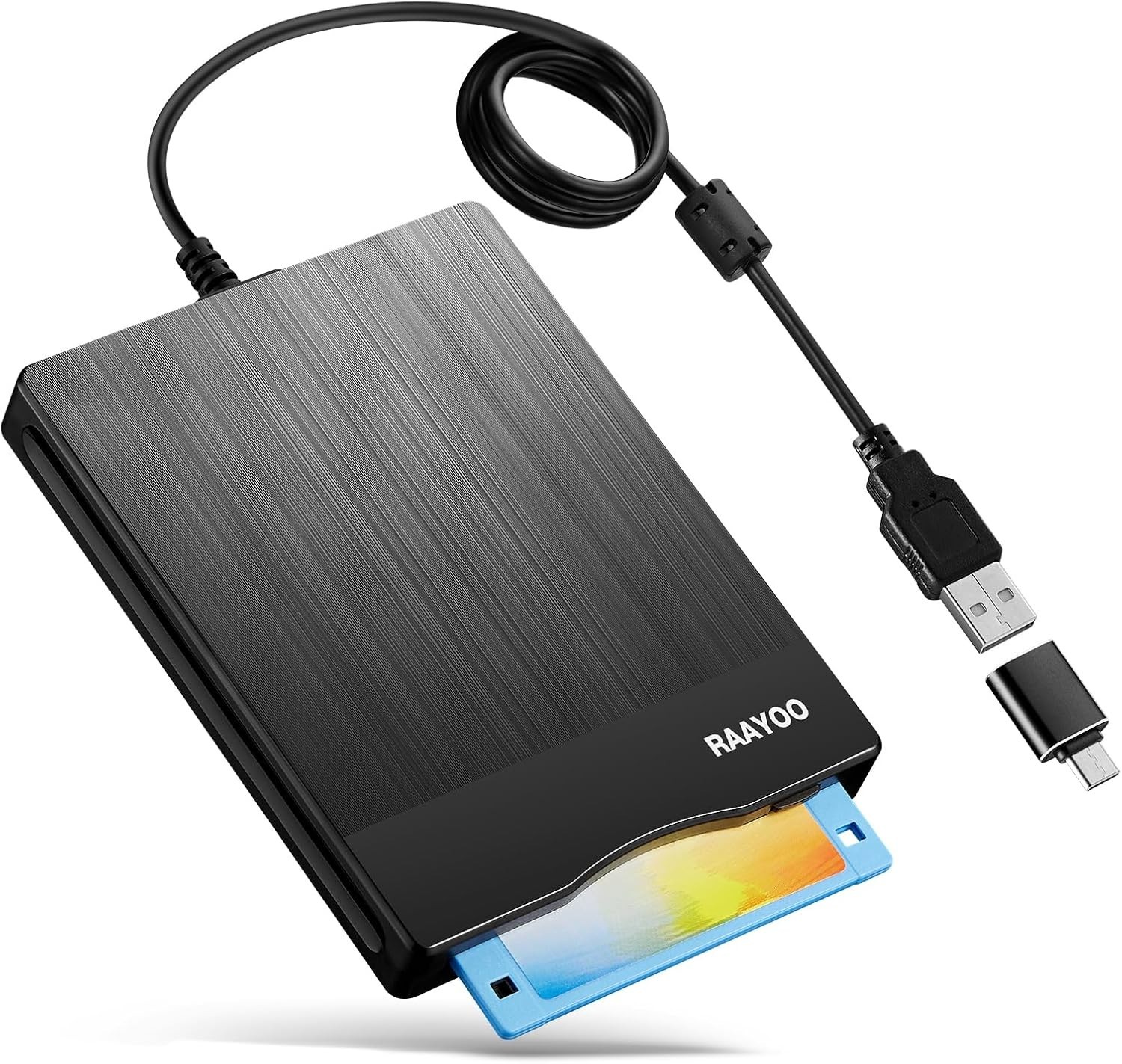 Portable 3.5 Inch USB Floppy Disc Drive – Lightweight & Dust Resistant Design
