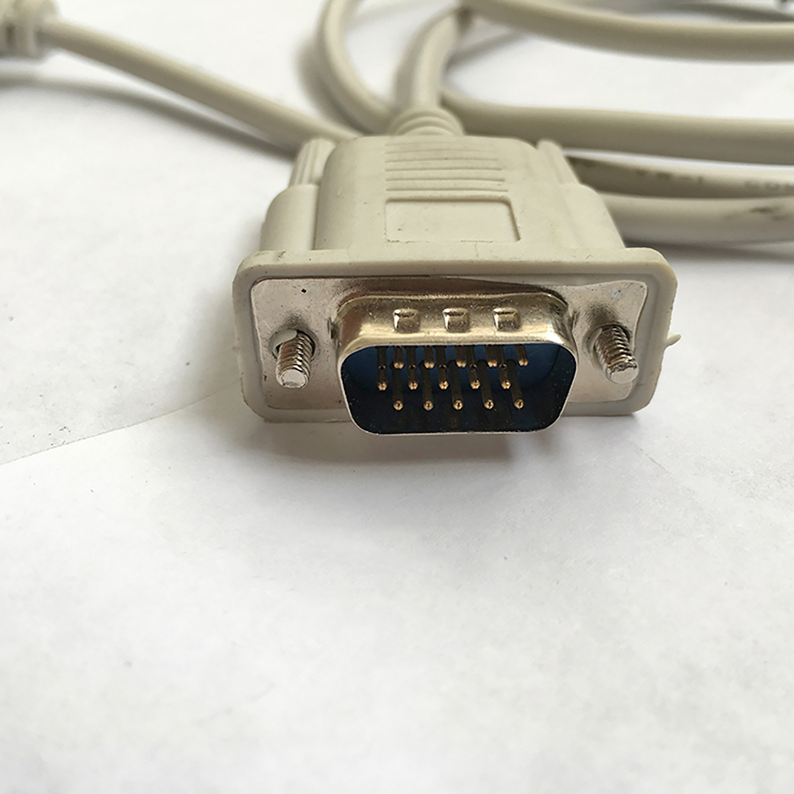 Pack1) 1.35M RS232 DB9 9 Pin Male to VGA 15 Pin Male Cable Computer Wire Adapter