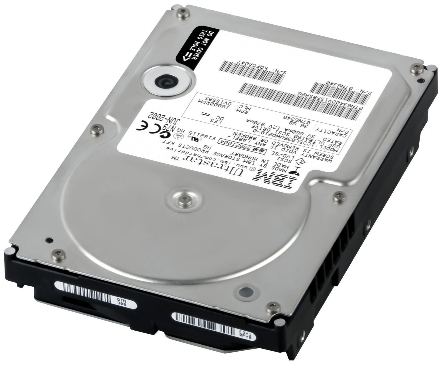 IBM ULTRASTAR 73LZX IC35L036UWD210-0 36GB 10K 4MB 3.5″ SCSI U160 HDD