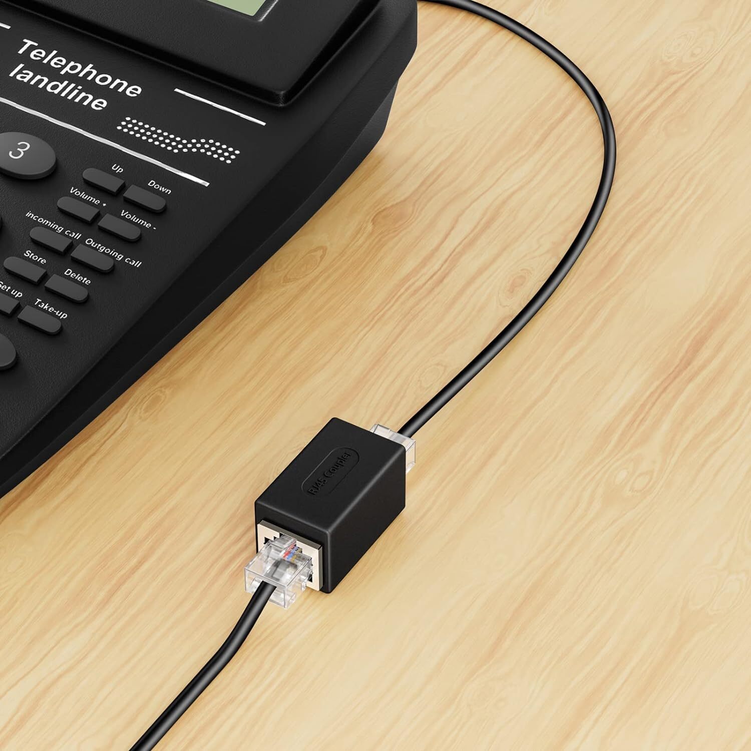 Phone Jack To Ethernet Adapter Rj11 To Rj45 Adapter Rj45 Female To Rj11 Male For