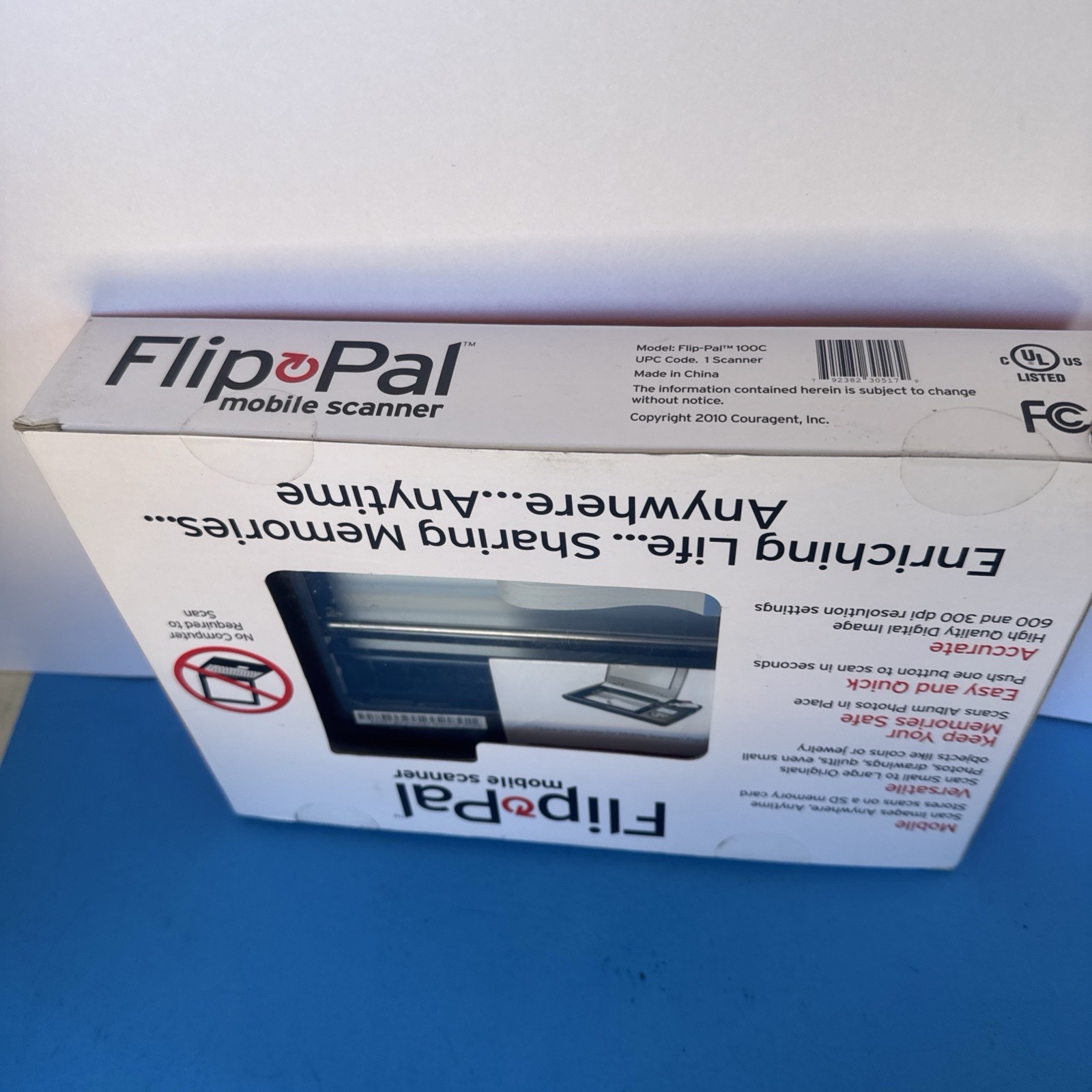Flip Pal Mobile Scanner 100C Cordless Flatbed Scanner