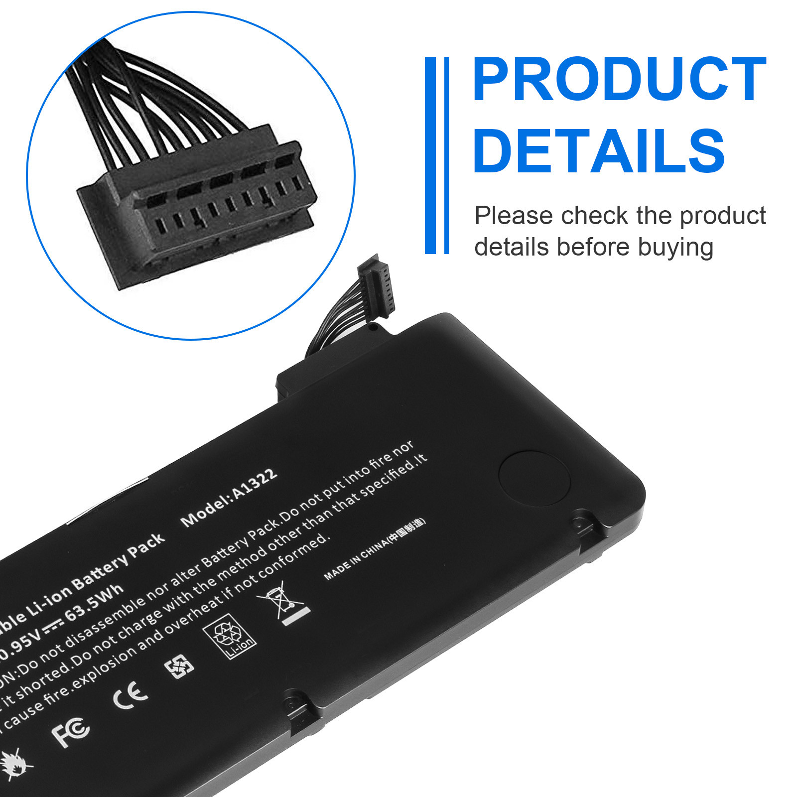 Battery For Apple MacBook Pro 13 inch A1278 A1322 Mid 2009 2010 2012