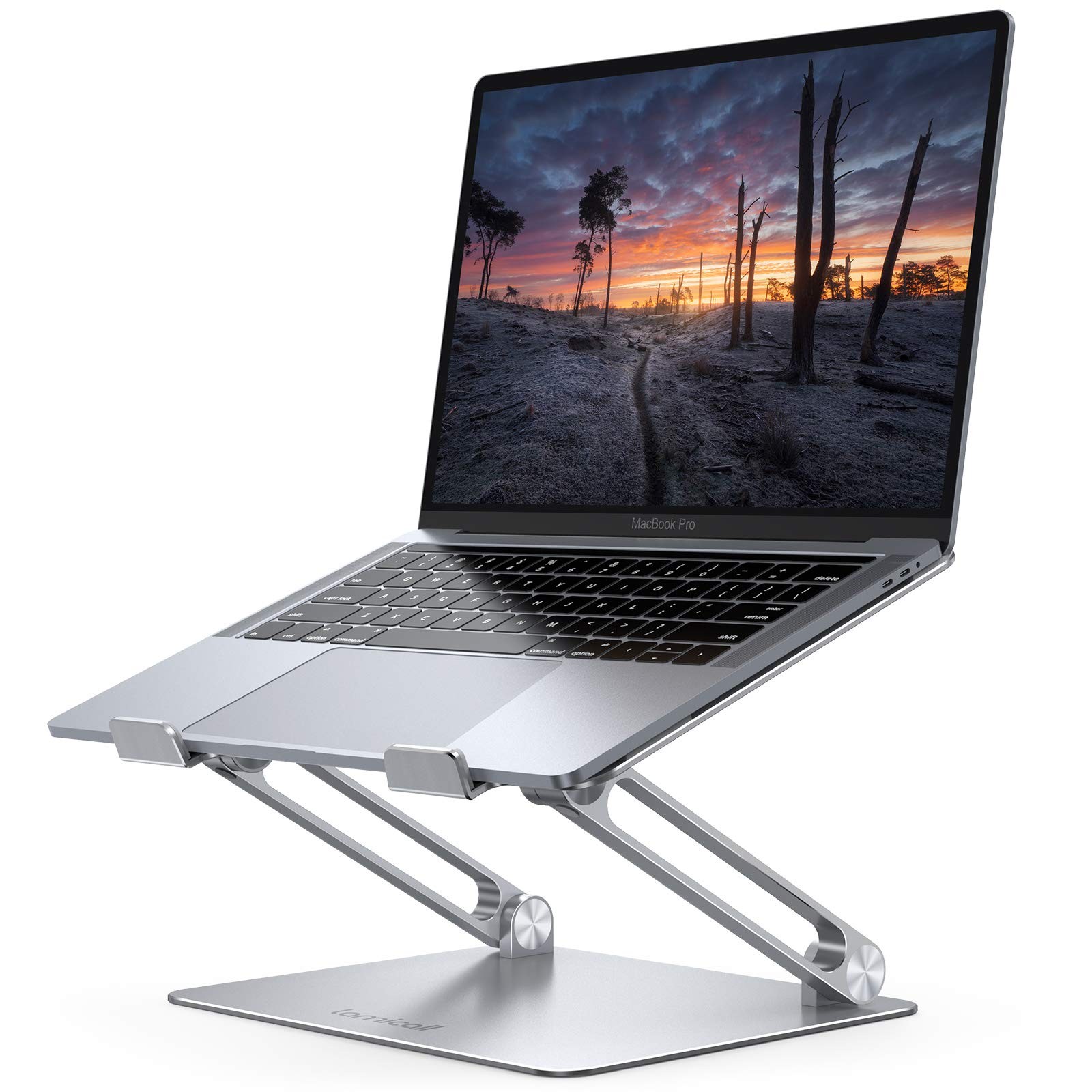 Lamicall Adjustable Laptop Stand, Portable Laptop Riser, Aluminum Laptop Stan