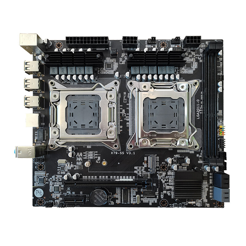 MATX dual socket LGA2011 X79 motherboard Intel chipset C602 Xeon E5 2600 v1 v2