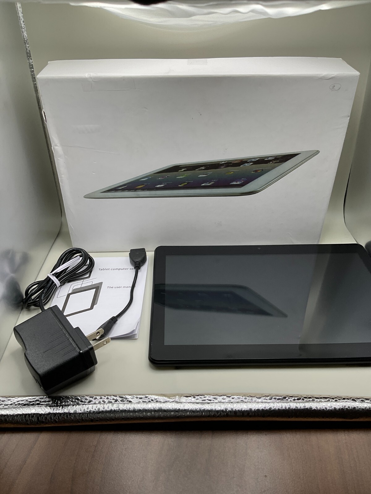 P40 Black Touchscreen Built-In Front Camera Android Tablet