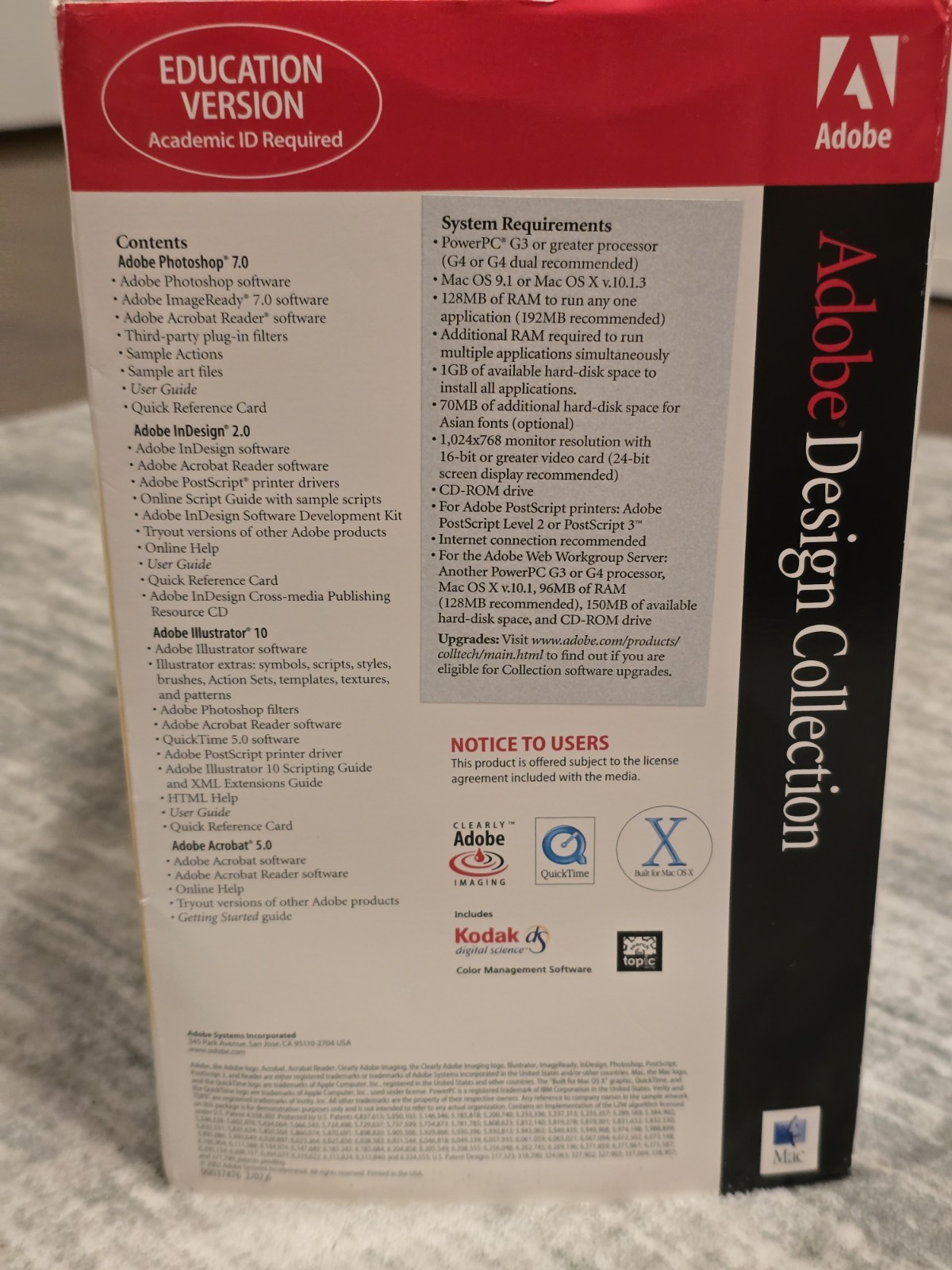 Adobe Design Collection For Mac Photoshop InDesign Illustrator Acrobat Complete