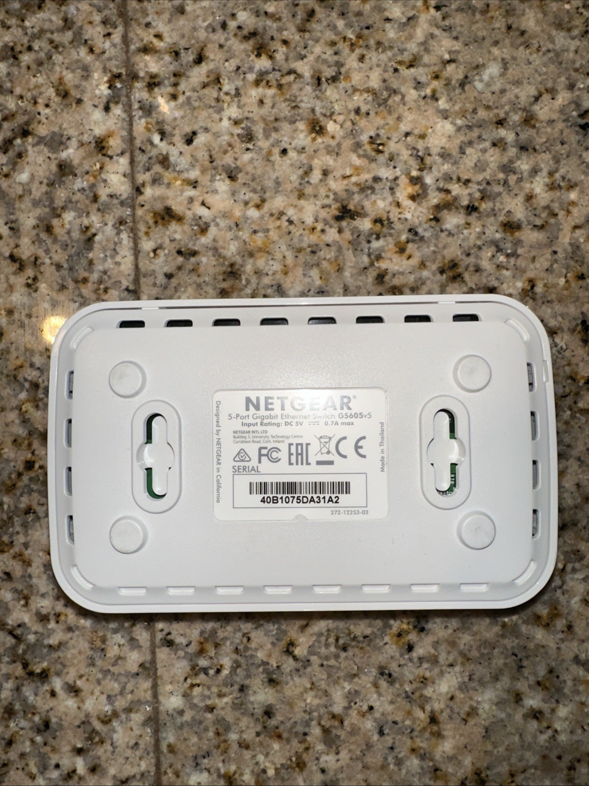 NETGEAR 5-Port Gigabit Ethernet Switch GS605