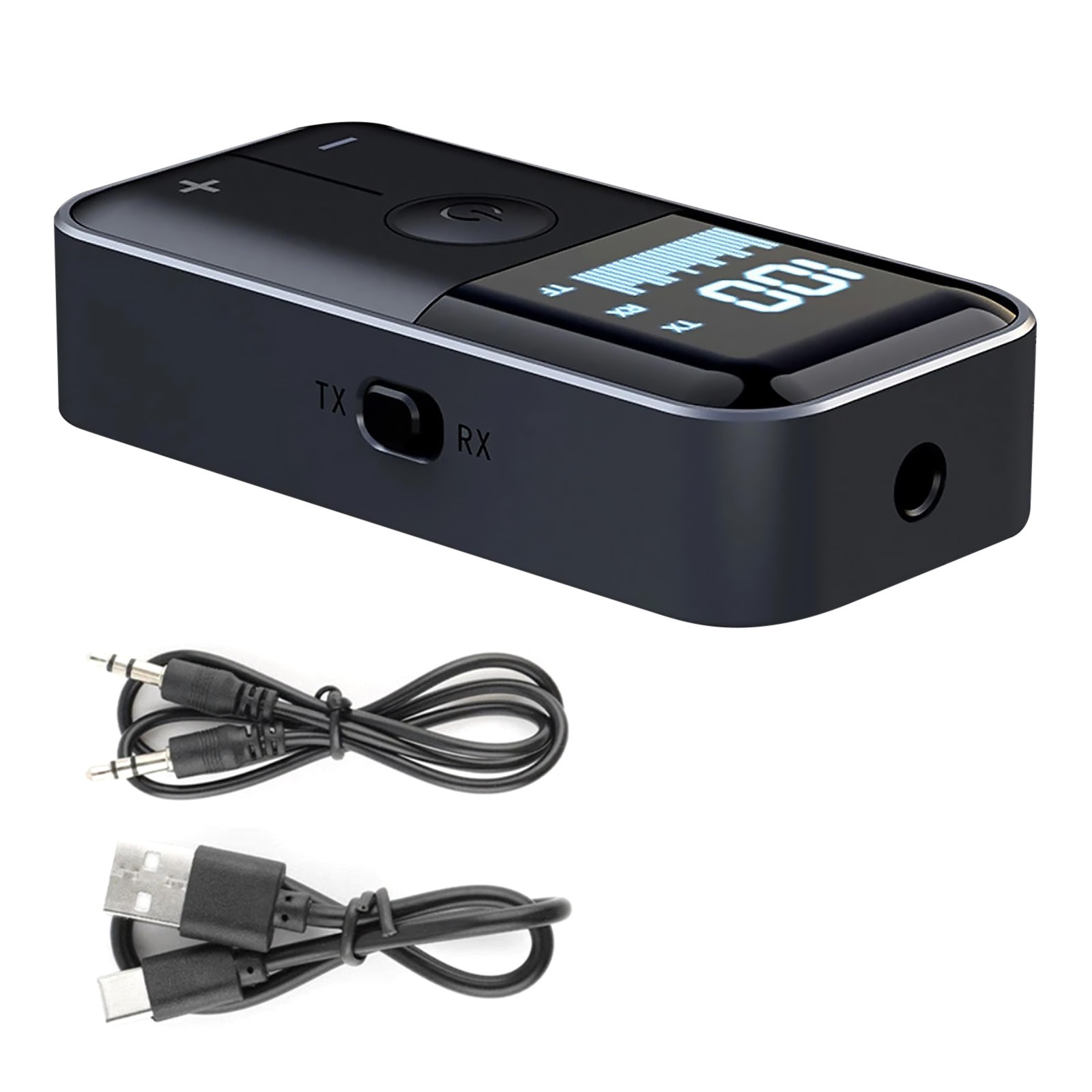 Bluetooth 5.4 Audio Adapter Wireless Receiver Transmitter for Headphone Jack