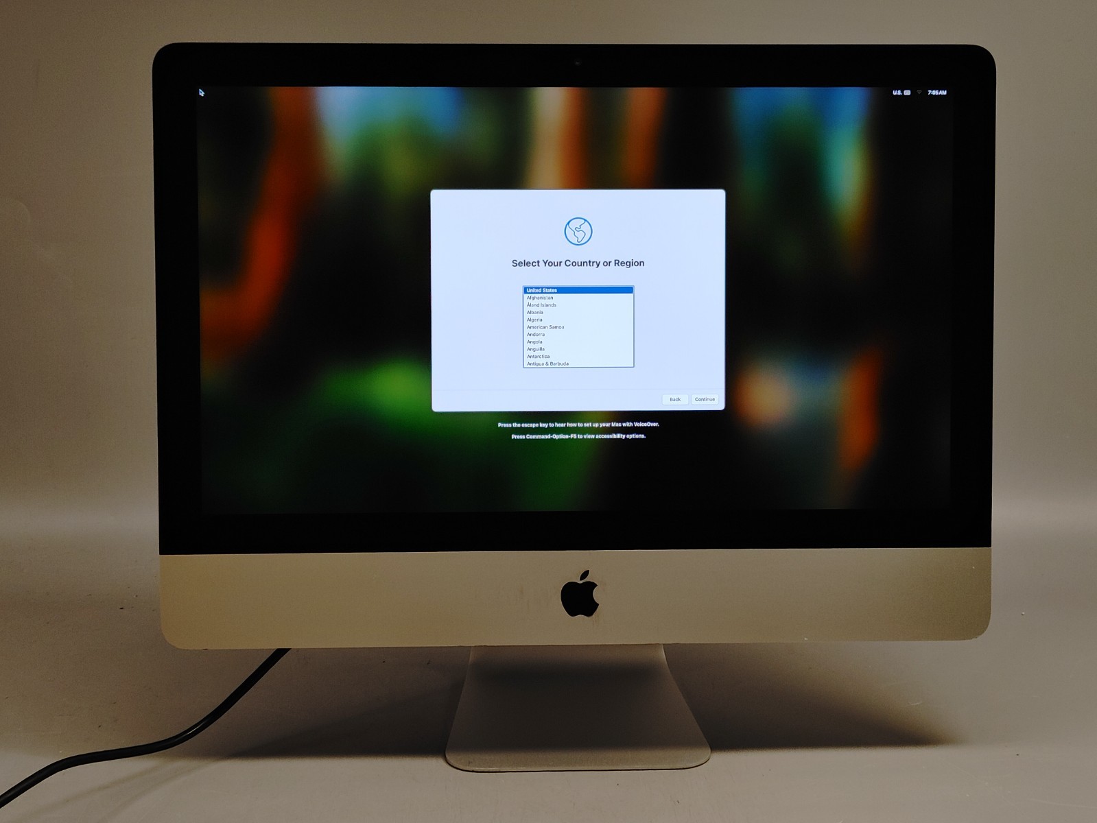 2019 iMac 21.5 IN A2116 MRT32LL/A i3-8100 3.6Ghz 16GB RAM 1TB HDD