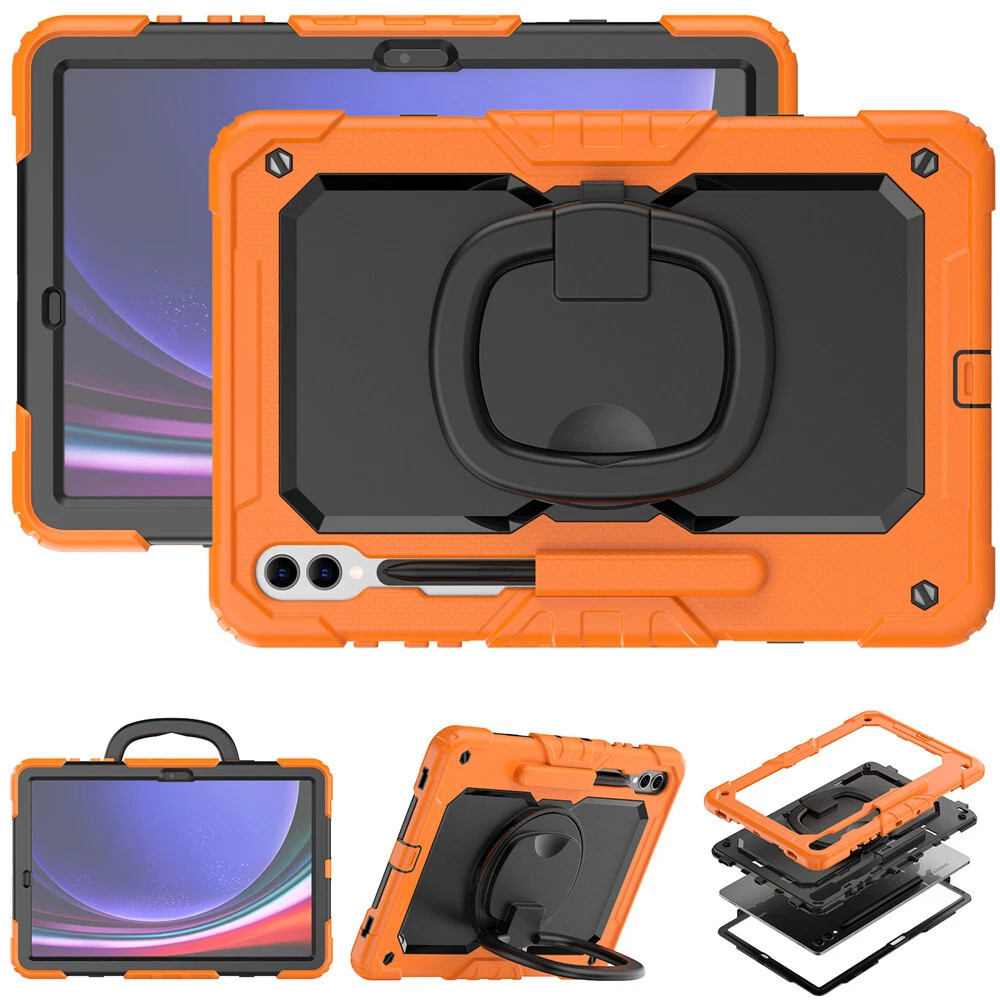 For Samsung Galaxy Tab S10 Ultra S9 Plus Tablet Shockproof Rugged Case Cover