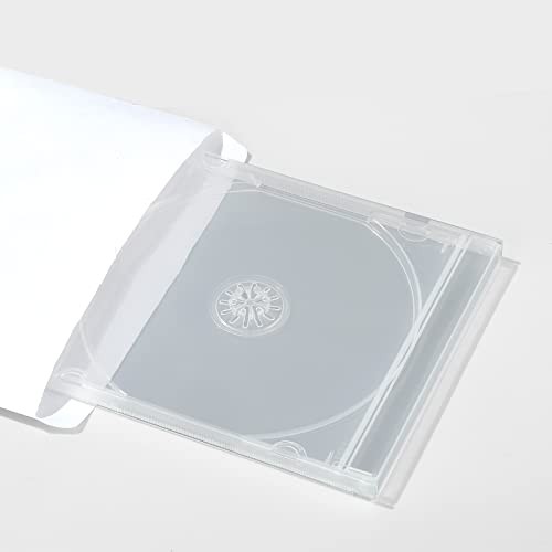 Shatter Proof PP Jewel Case, 10.4 mm Standard Single Disc Clear CD Jewel Case