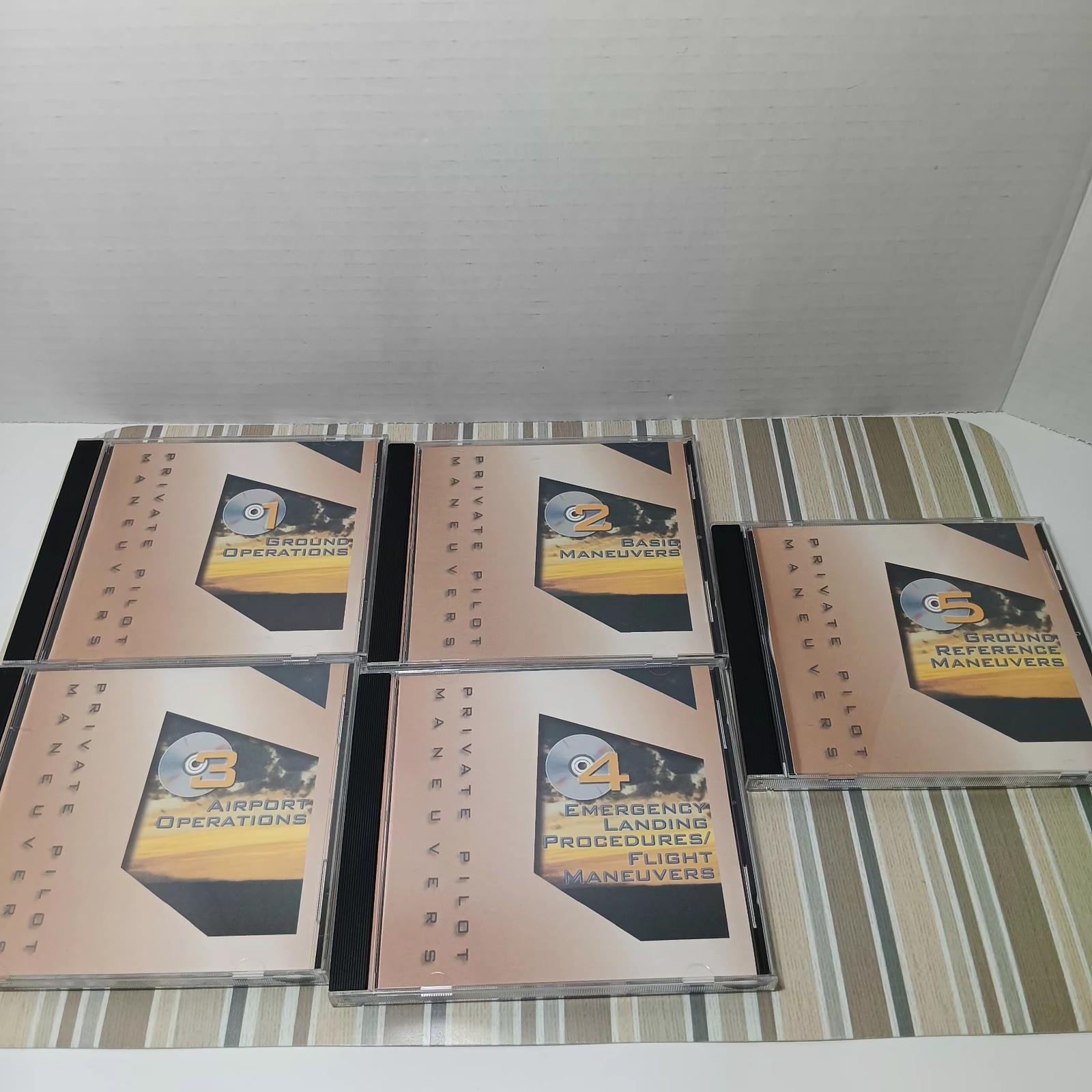 Jeppesen Private Pilot Maneuvers Multimedia Training PC CD-ROM Box Set Complete