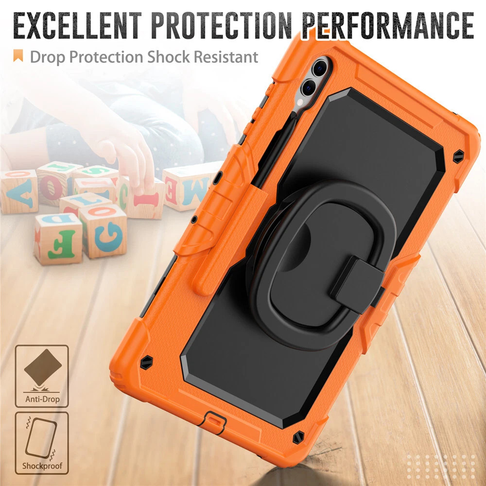 For Samsung Galaxy Tab S10 Ultra S9 Plus Tablet Shockproof Rugged Case Cover