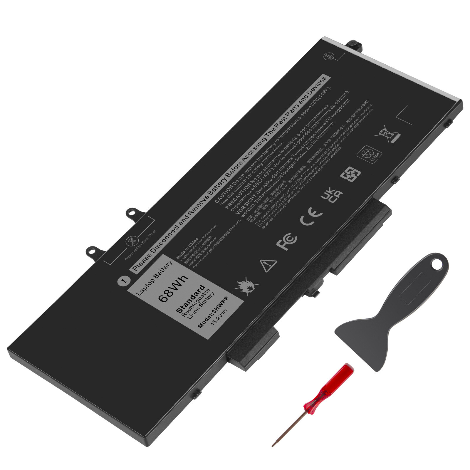 🔥LOT 4GVMP Battery For Dell Latitude 5400 5500 Precision 3540 M3540 68Wh 7.6V