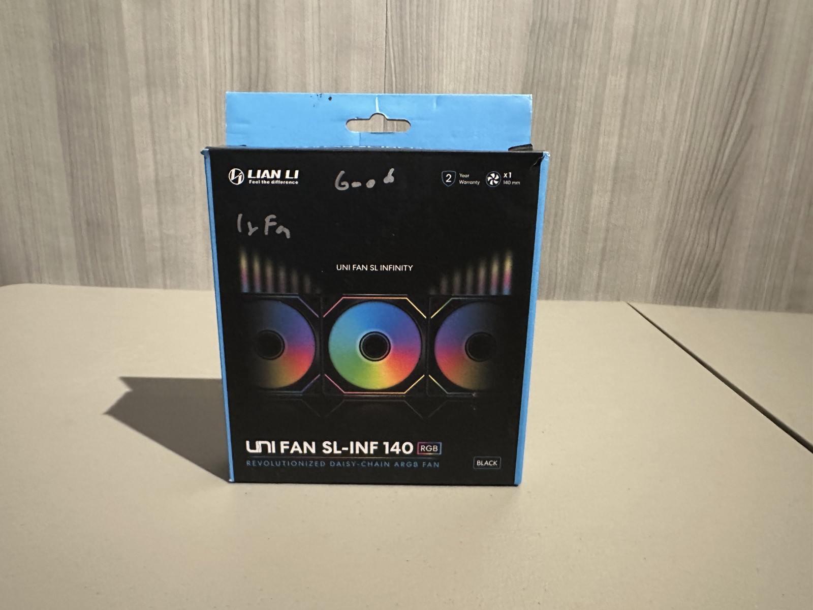 *Fans Only* Lian Li SL Infinity 140mm – Black (1-Pack)
