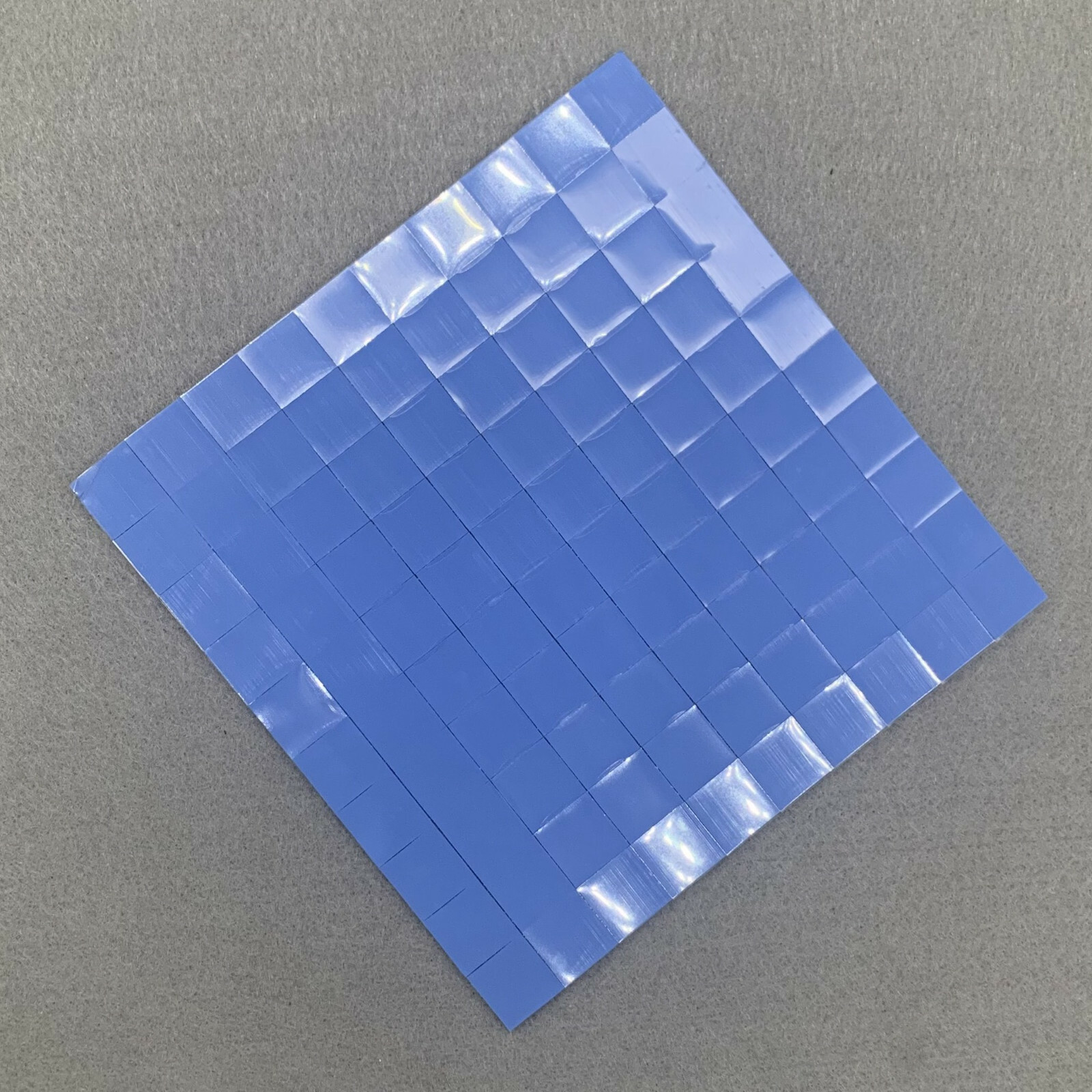 100PCS 10*10*2mm GPU CPU Heatsink Cooling Thermal Conductive Blue Silicone Pad