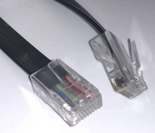 CAB-500RJ Cisco Black Console Rollover Cable Rj45 RJ45 M/M 7′ 7ft CAB-500RJ