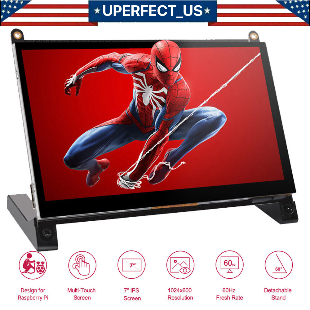 7.0″ 1024×600 LCD Monitors Excellent Unit +90 Days Warranty +FREE SHIP + Used US