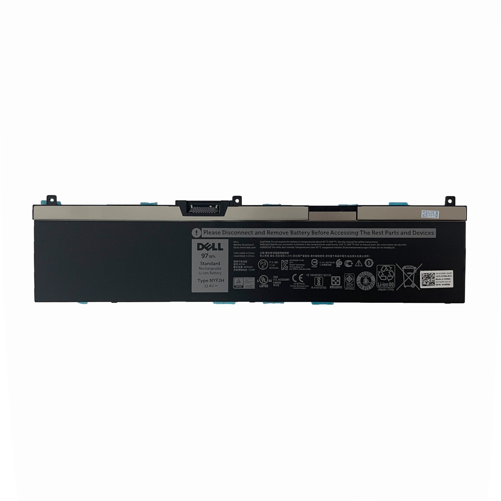 Genuine Laptop 97Wh NYFJH Battery For Dell Precision 7530 7730 7540 7740 6-CELL