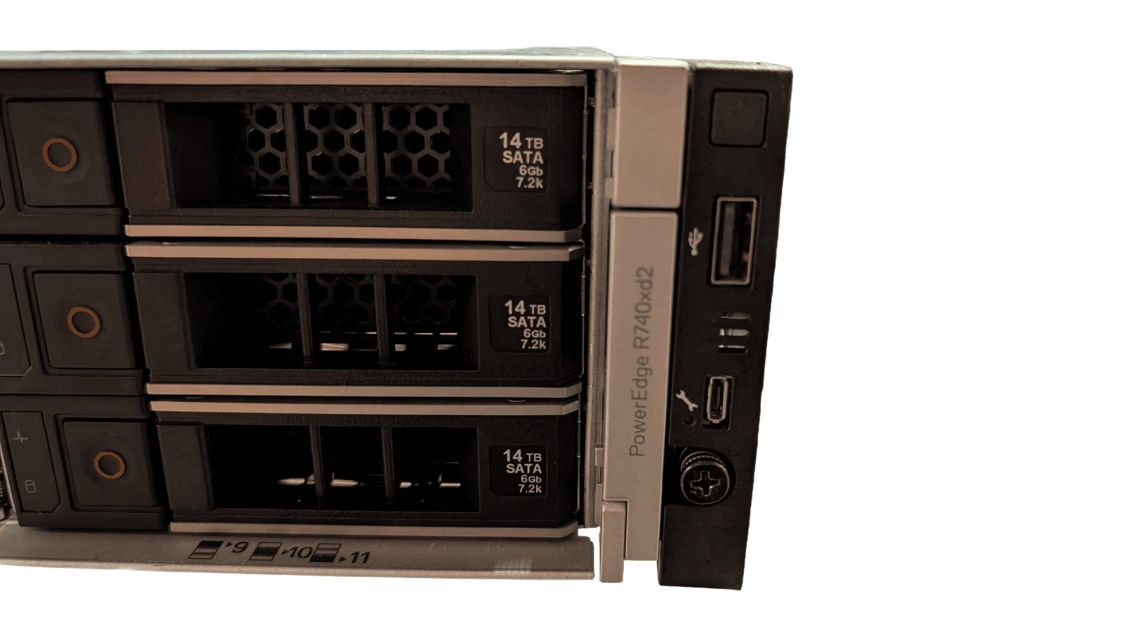 Dell PowerEdge R740xd2 26LFF 2x Gold 6148 2.4GHz 128gb H730p 26x Trays 2x 1100w