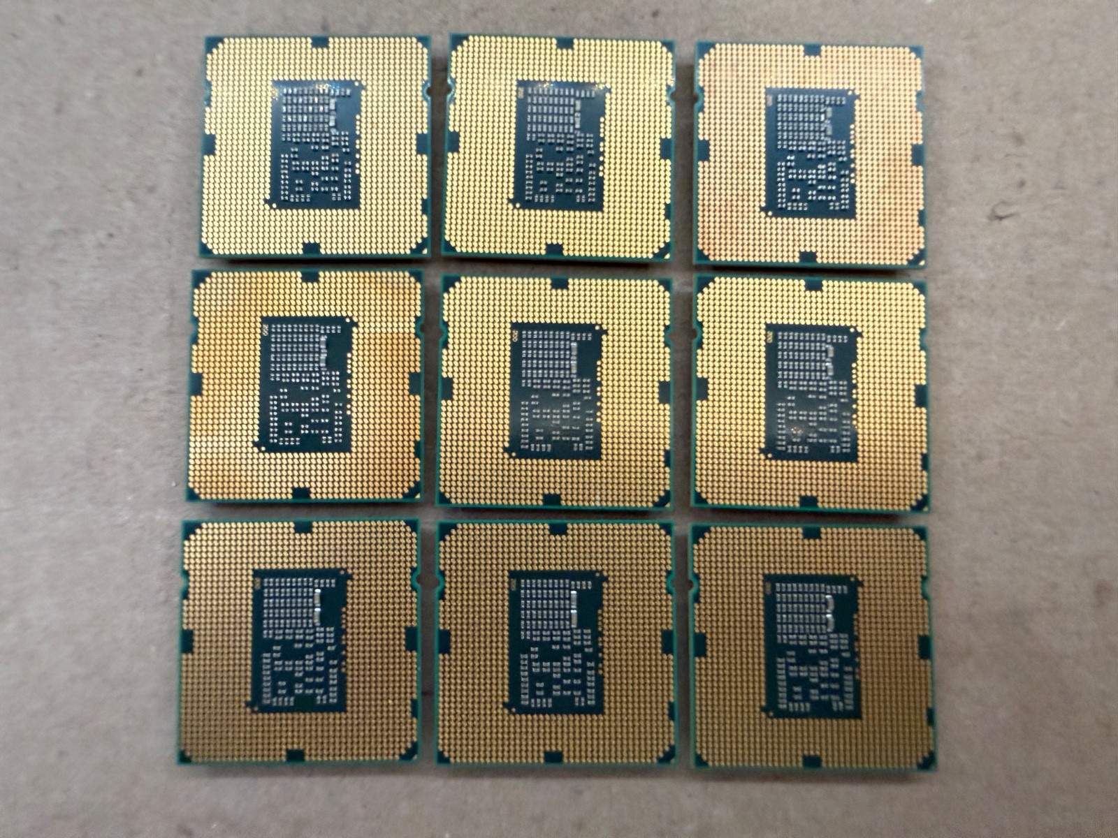 Lot of 9 Intel Core i3-530 SLBLR 2.93GHz Dual Core LGA1156 CPU Processor-Q1C