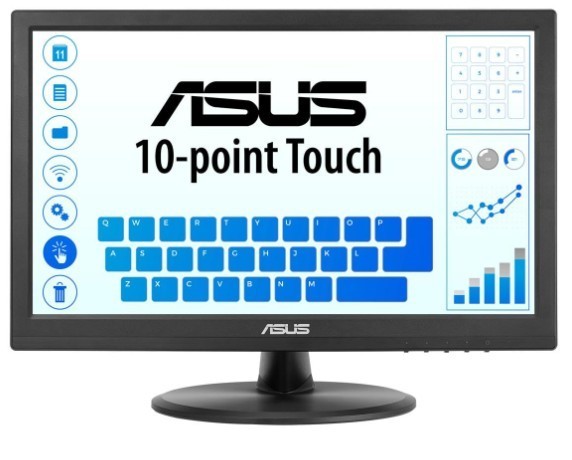 ASUS VT168HR 15.6″ touchscreen WXGA @ 60 Hz TN 220 cd/m2 400:1 5 ms HDMI Monitor