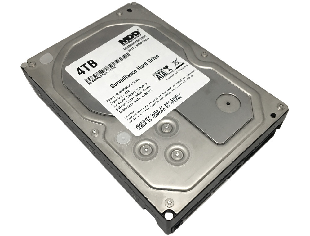 MaxDigitalData 4TB 7200RPM 64MB Cache SATA 6.0Gb/s 3.5″ Surveillance Hard Drive