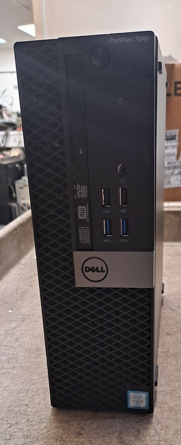 Dell Optiplex 7040 SFF Windows 10 i5-6600 3.3gHz, NVMe 256gb SSD, 1tb HDD 16gb