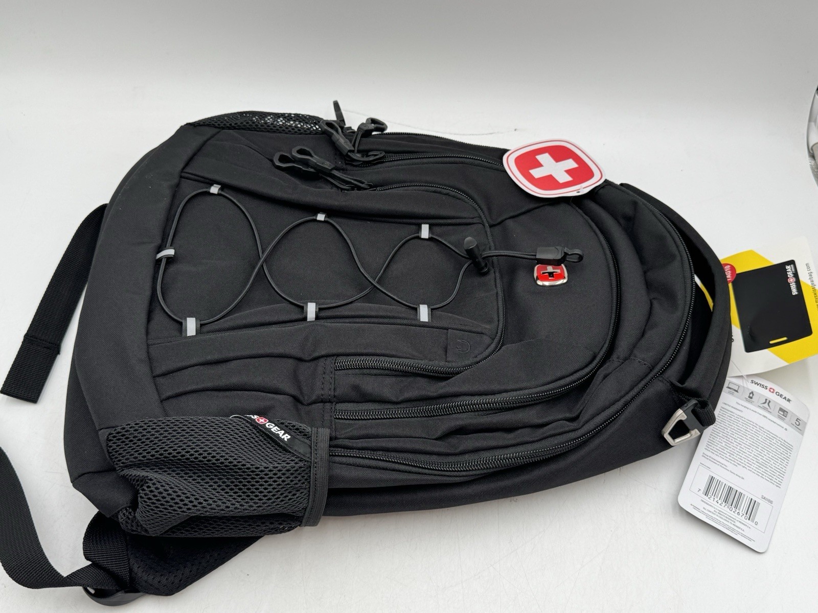 SwissGear Bungee Backpack Brand New Tag Laptop 13-15″ SA1186 Black School Office