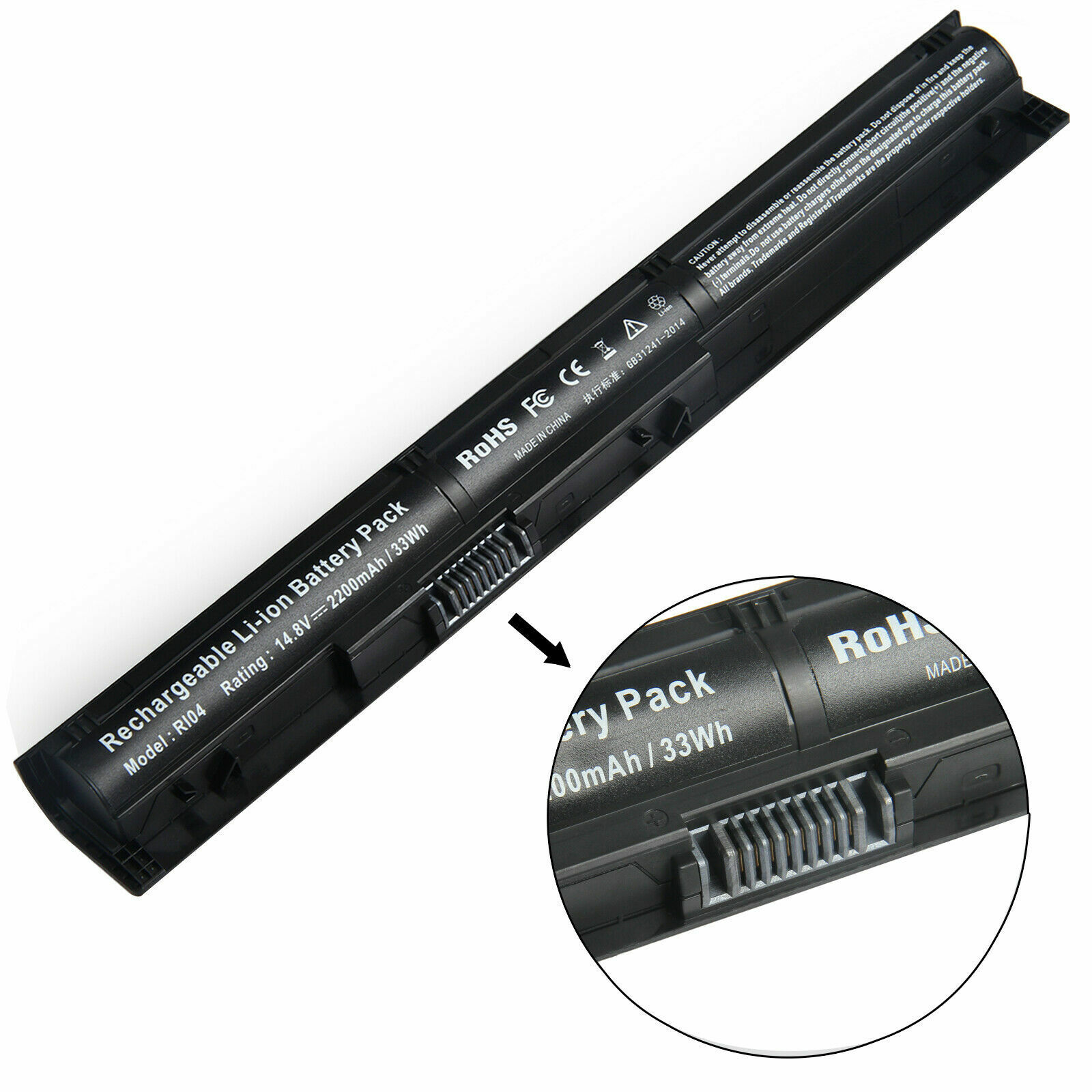 RI04 R104 Battery For HP ProBook 450 455 470 G3 series 805294-001 805047-851