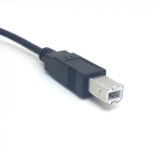 5x Dual USB 2.0 Male to Standard B Male Y Cable 80Cm for Printers Scanners NEW