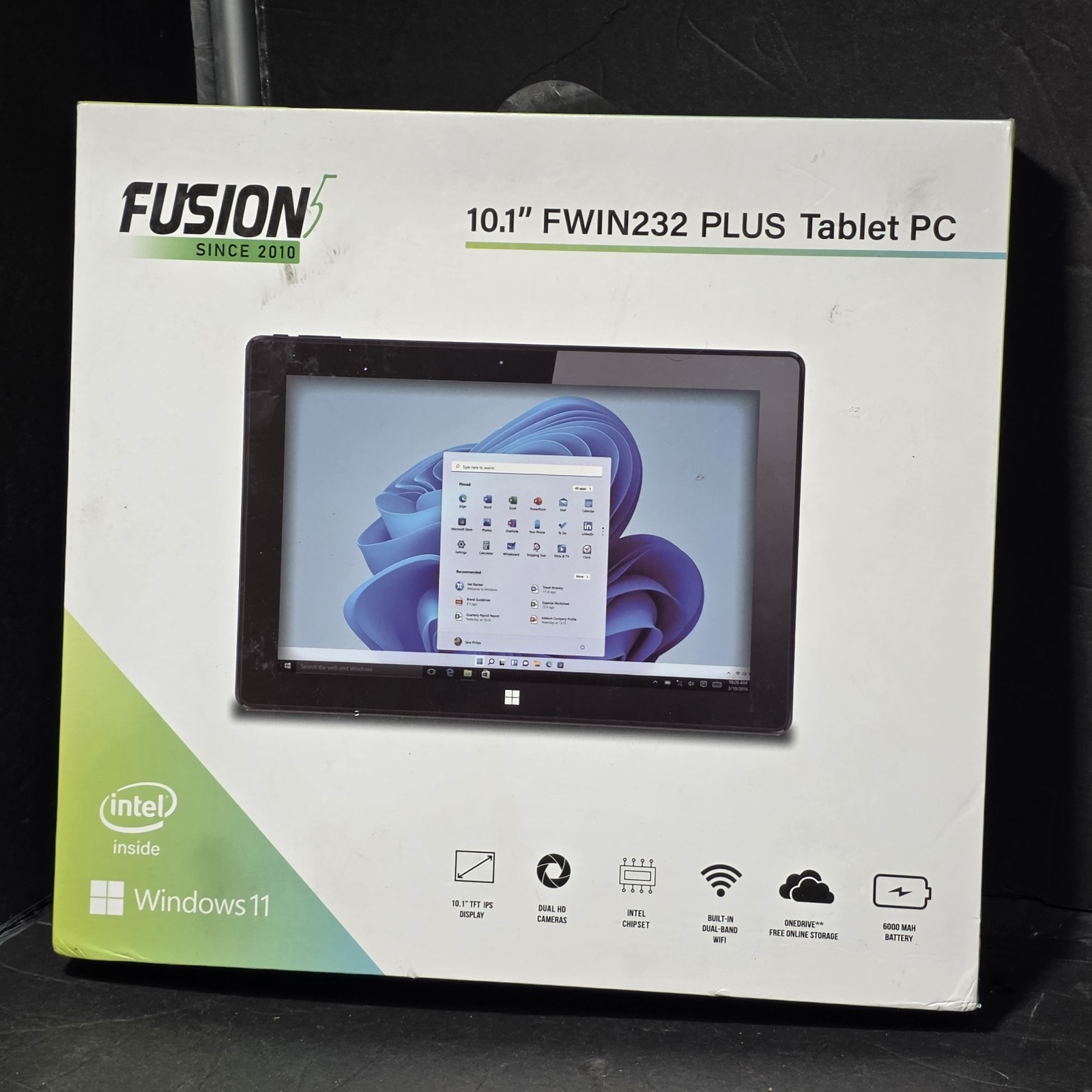 Fusion5 FWIN232 PRO N5 10.1″ Tablet Windows 11 8GB Ram 115GB SSD . Screen Nick*