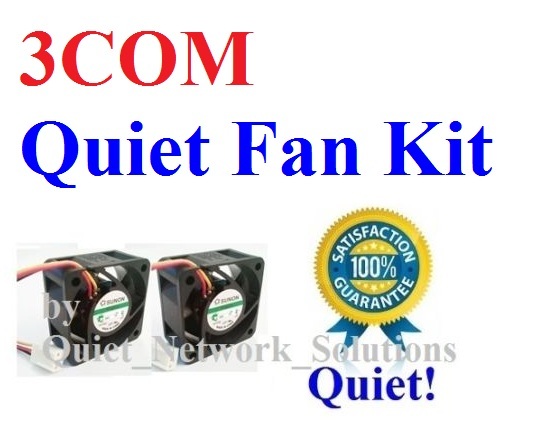 Quiet version Slient Fan Kit for 3COM Switch 2848-SFP Plus