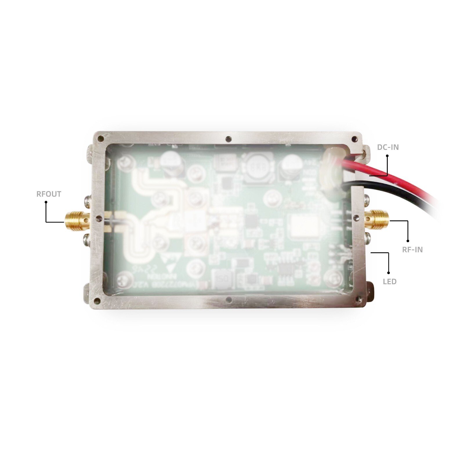 5.8GHz ( 5700-5900MHz ) 20W 43dBm Power Amplifier PA Wifi Booster
