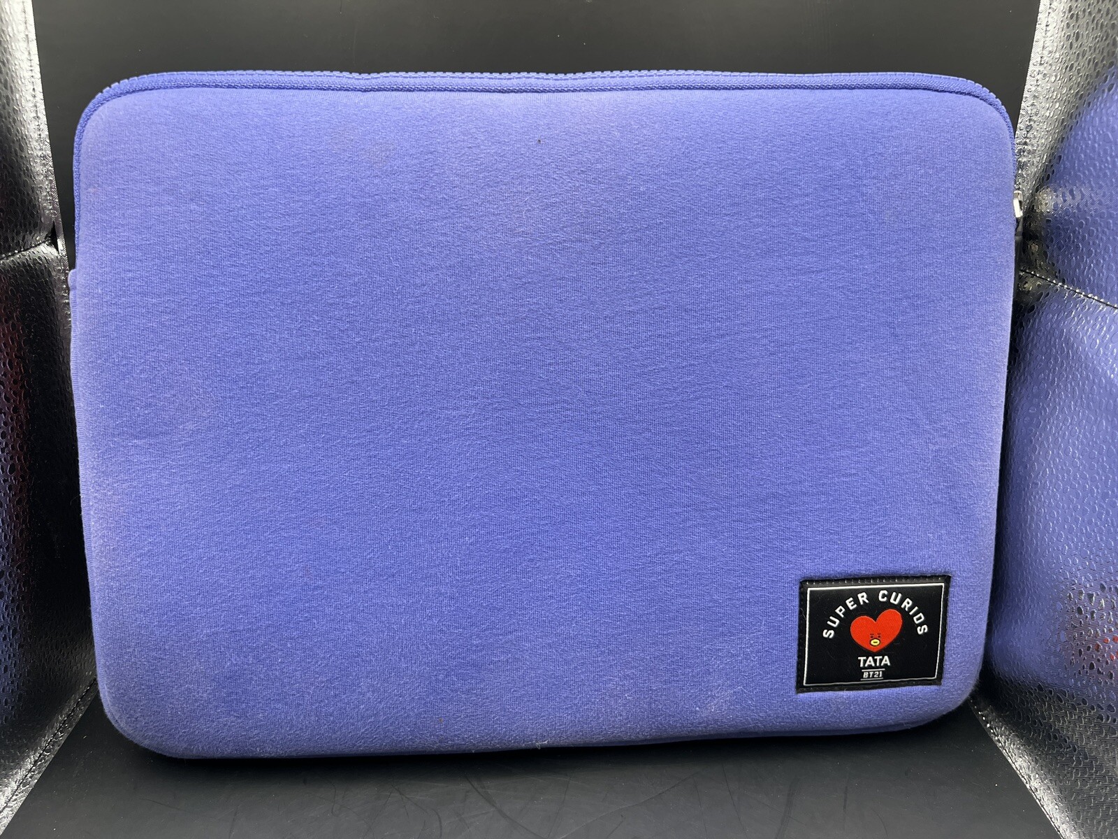 BT21 Tata Laptop Bag Sleeve Pouch Line Friends Purple 10”x14” Tablet Authentic
