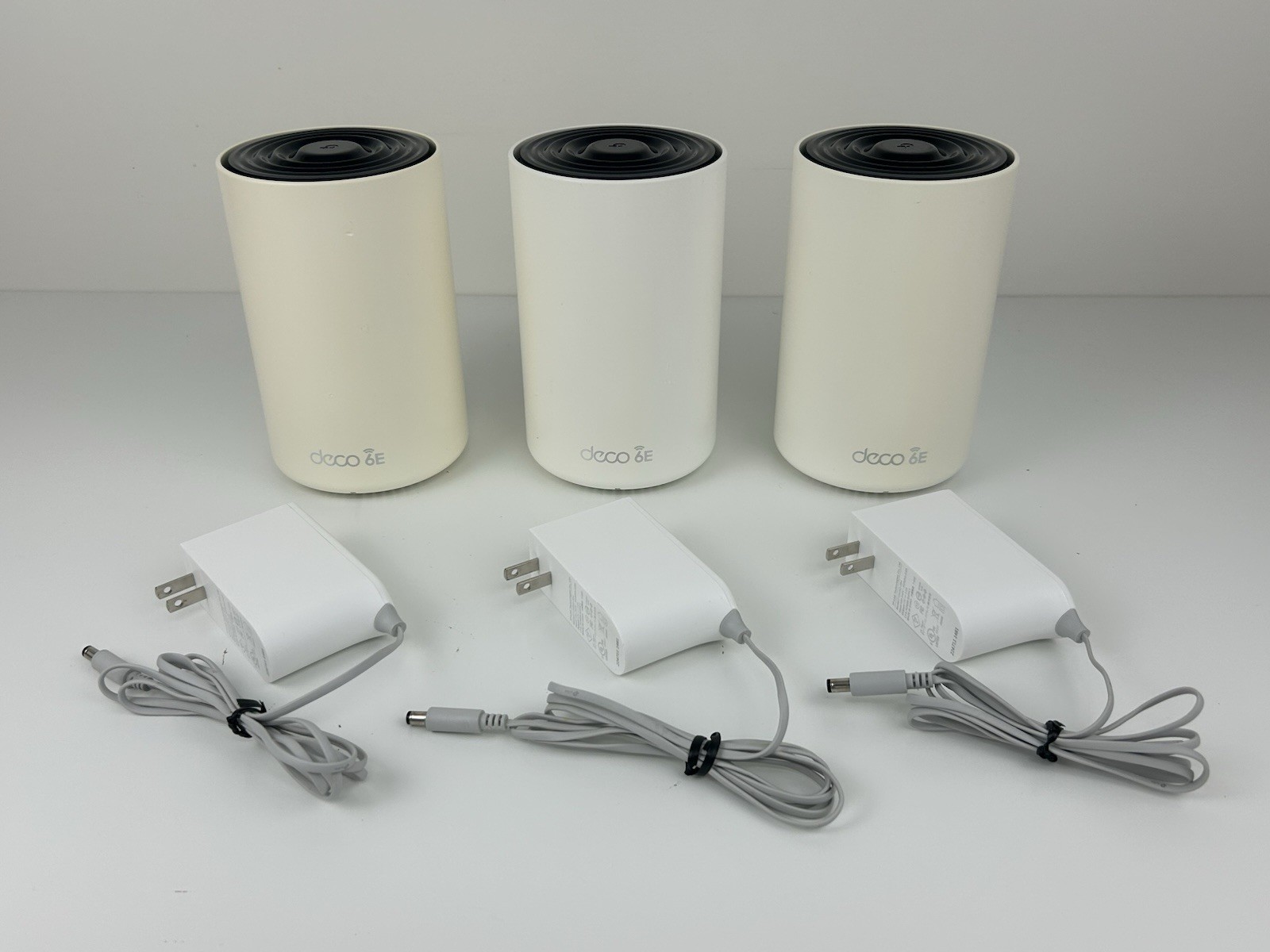 TP-LINK Deco XE75 AXE5400 Wi-Fi 6E Router Mesh System – White (3-Pack)