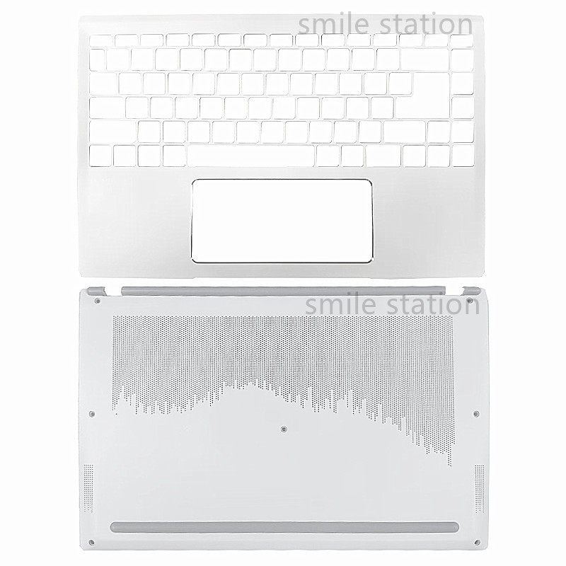 for MSI Prestige 14 P14 MS-14C1 MS-14C2 MS-14C4 14in White Upper Palmrest+Bottom
